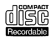 COMPACT DISC RECORDABLE