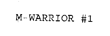 M-WARRIOR #1