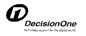 D1 DECISIONONE TECHNOLOGY SUPPORT FOR THE DIGITAL WORLD.