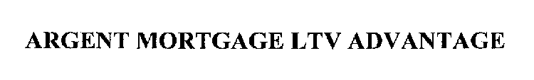 ARGENT MORTGAGE LTV ADVANTAGE