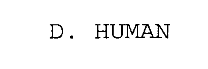 D. HUMAN