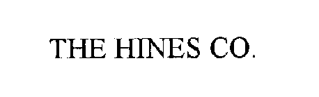 THE HINES CO.