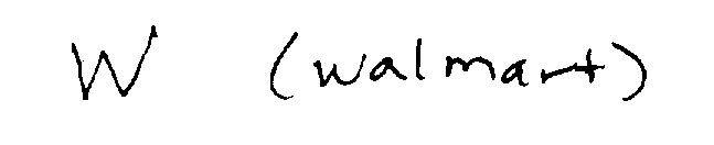 W (WALMART)