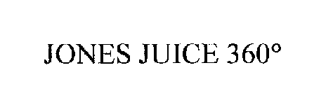 JONES JUICE 360 °