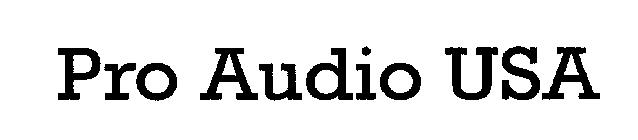 PRO AUDIO USA