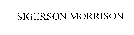 SIGERSON MORRISON