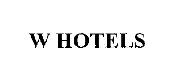 W HOTELS