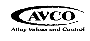 AVCO ALLOY VALVES AND CONTROL