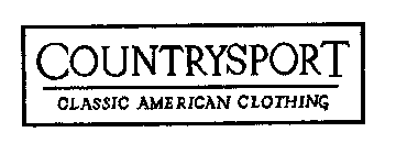 COUNTRYSPORT CLASSIC AMERICAN CLOTHING
