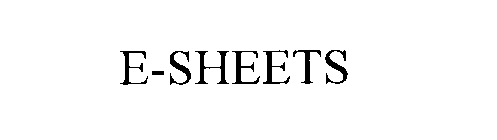 E-SHEETS
