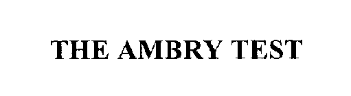 THE AMBRY TEST