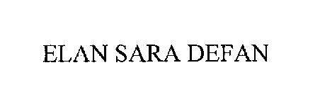 ELAN SARA DEFAN