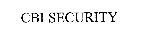 CBI SECURITY