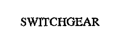 SWITCHGEAR
