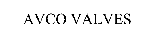 AVCO VALVES