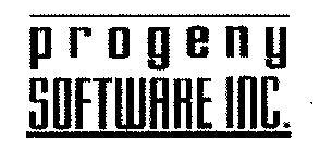 PROGENY SOFTWARE INC.