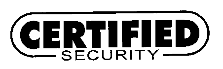 CERTIFIED SECURITY