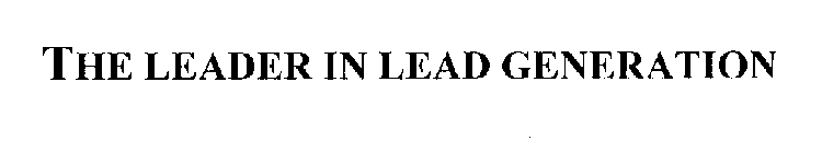 THE LEADER IN LEAD GENERATION
