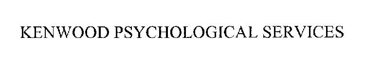 KENWOOD PSYCHOLOGICAL SERVICES