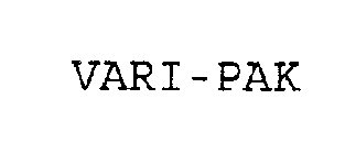 VARI - PAK