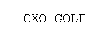 CXO GOLF