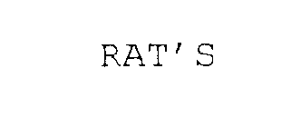 RAT'S