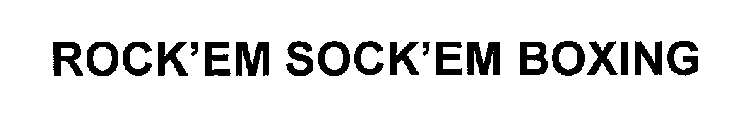 ROCK'EM SOCK'EM BOXING