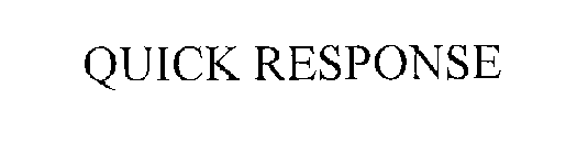 QUICK RESPONSE