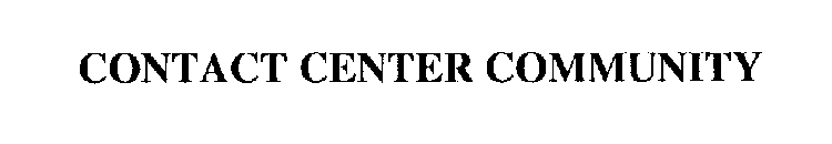 CONTACT CENTER COMMUNITY