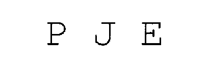 P J E