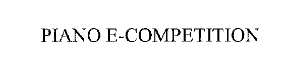 PIANO E-COMPETITION