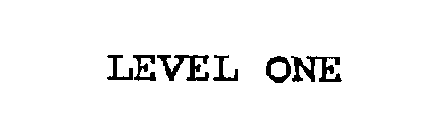 LEVEL ONE