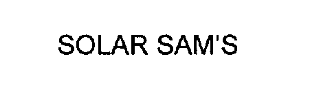 SOLAR SAM'S
