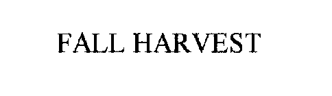 FALL HARVEST