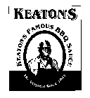 KEATON'S KEATON'S FAMOUS BBQ SAUCE 