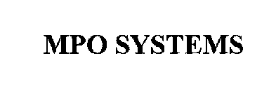MPO SYSTEMS