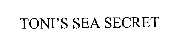 TONI'S SEA SECRET