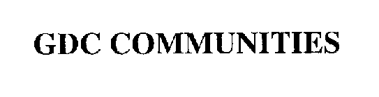 GDC COMMUNITIES