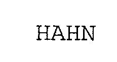 HAHN