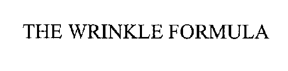THE WRINKLE FORMULA