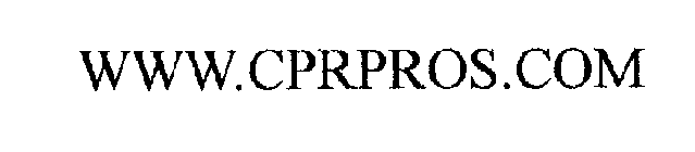WWW.CPRPROS.COM