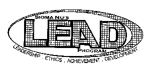 SIGMA NU'S LEAD PROGRAM LEADERSHIP. ETHICS. ACHIEVEMENT. DEVELOPMENT