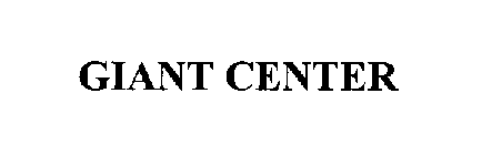 GIANT CENTER