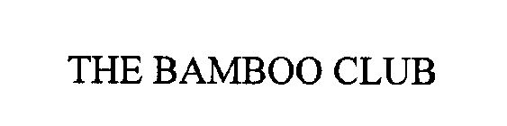 THE BAMBOO CLUB