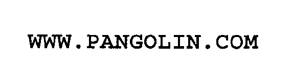 WWW.PANGOLIN.COM