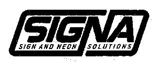 SIGNA SIGN AND NEON SOLUTIONS