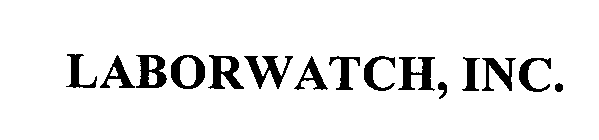 LABORWATCH, INC.