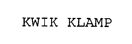 KWIK KLAMP