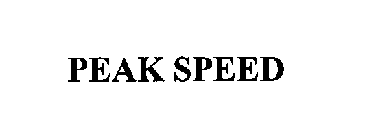 PEAK SPEED