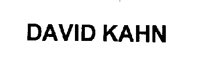 DAVID KAHN